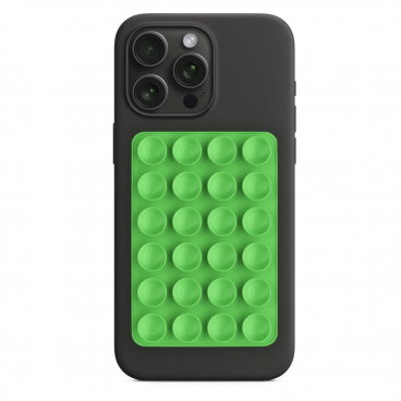 Suport cu Ventuze Techsuit SG-PAD Silicon Adeziv Verde
