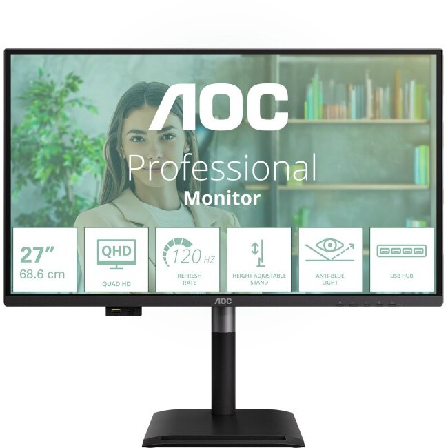 Monitor Q27P4U 120Hz QHD IPS 27inch Negru
