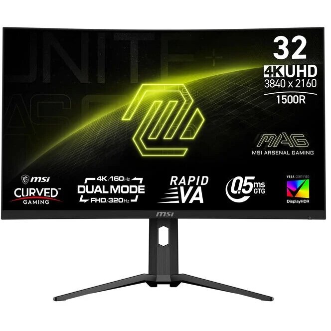 Monitor MAG 321CUPDFDE 31.5inch Curbat Gaming 320Hz Rapid VA FreeSync Premium Negru