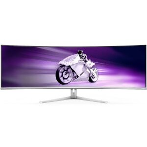 Monitor Gaming Evnia 49M2C8900L Curbat 48.9inch DQHD QD-OLED 0.03ms 144Hz USB-C HDR FreeSync Premium Pro & G-Sync Compatible