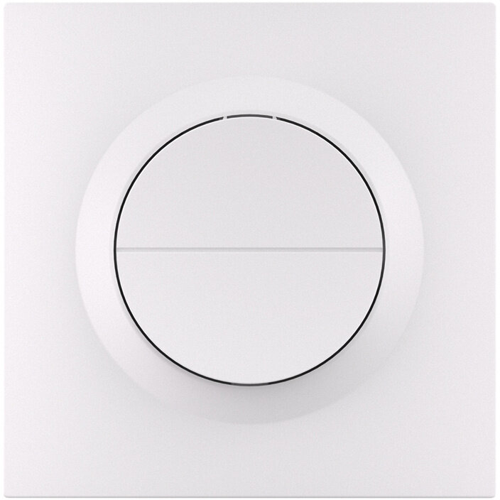 Întrerupător Sonoff MINI-ZB2GSL-E fără fir nul, 2 butoane, 2 canale, 8A, Control prin Zigbee, Wireless, Alb