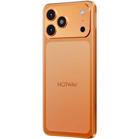 Telefon Mobil HOTWAV A17 Pro Max 4GB RAM 128GB 6.75Inch Portocaliu