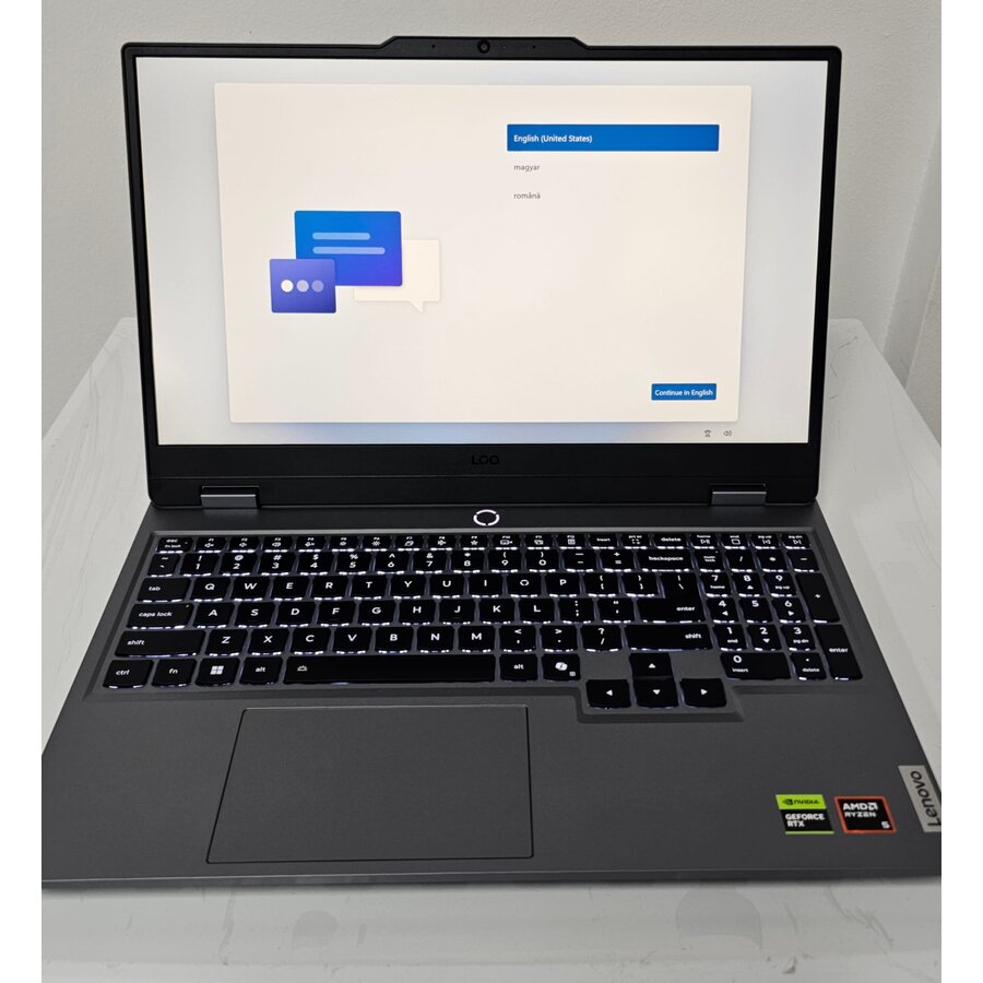 Laptop Resigilat LOQ FHD 15.6 inch AMD Ryzen 5 220 16GB 512GB SSD RTX 5050 Windows 11 Pro Luna Grey