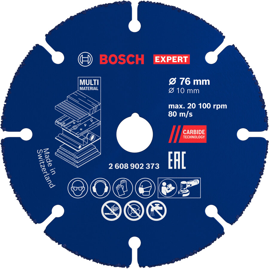 Disc de Taiere Carbura EXPERT Multi Material 76x10mm Albastru