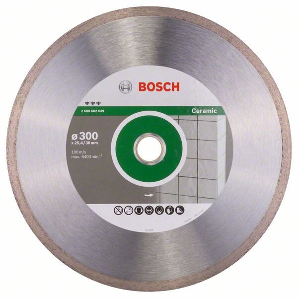 Disc Diamantat Best for Ceramic 300x30/25.40x10x2.8mm pentru Taiere Ceramica