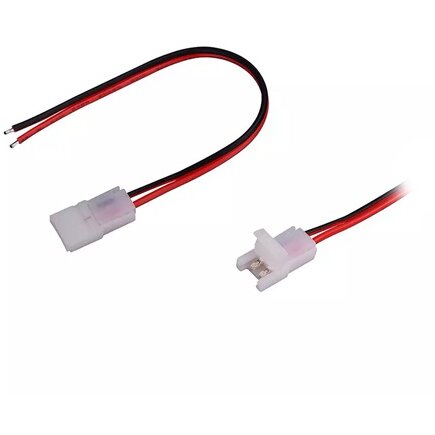 Conector Banda LED 8mm Single Alb