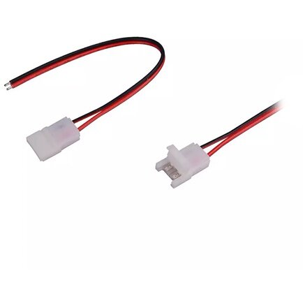 Conector Banda LED 10mm  Single Alb