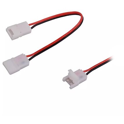 Conector Banda LED 10mm Dual Alb