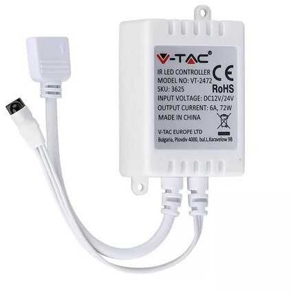 Controller LED RGB 24 butoane V-TAC SKU-3625 - imagine 3