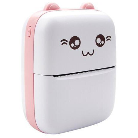 Imprimanta Termica Portabila MXTP-100 Bluetooth 1000mAh Alb/Roz