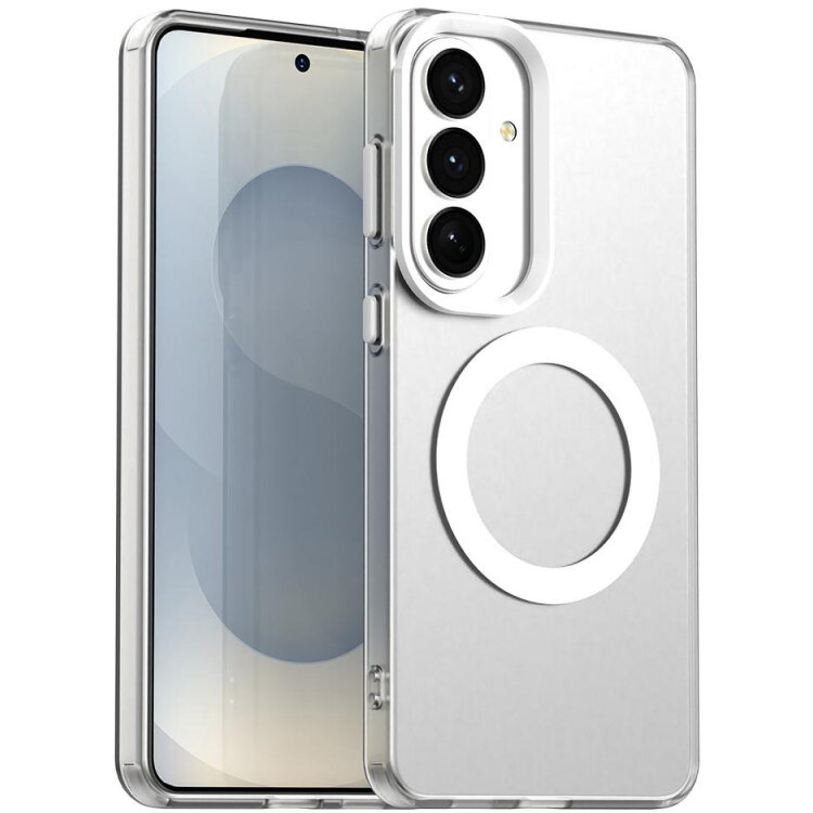 Husa Techsuit MagSafe CandyCase pentru Samsung Galaxy S26 Albă