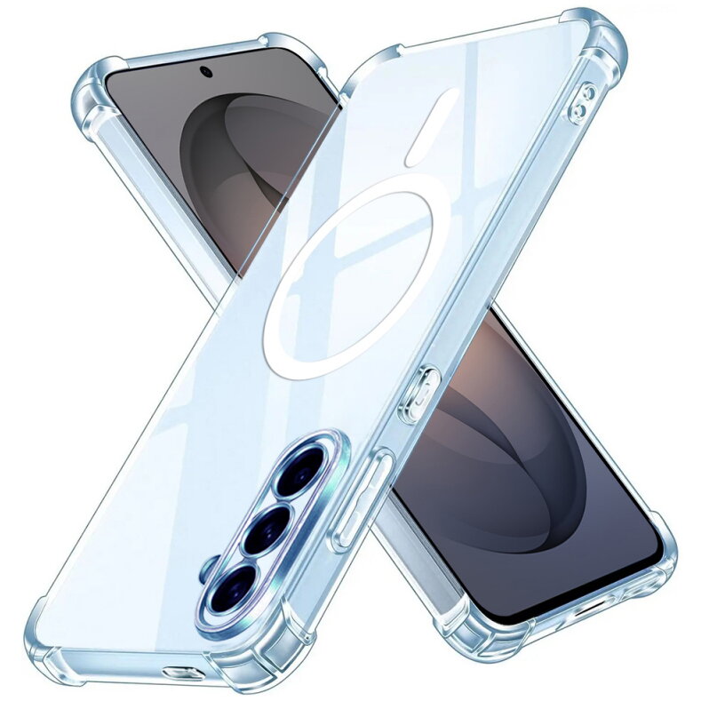 Husa Techsuit MagSafe Shockproof pentru Samsung Galaxy S26 Transparentă