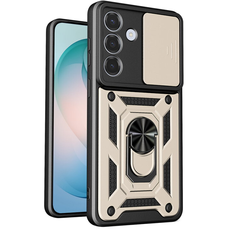 Husa Techsuit pentru Samsung Galaxy S26 Plus Aurie