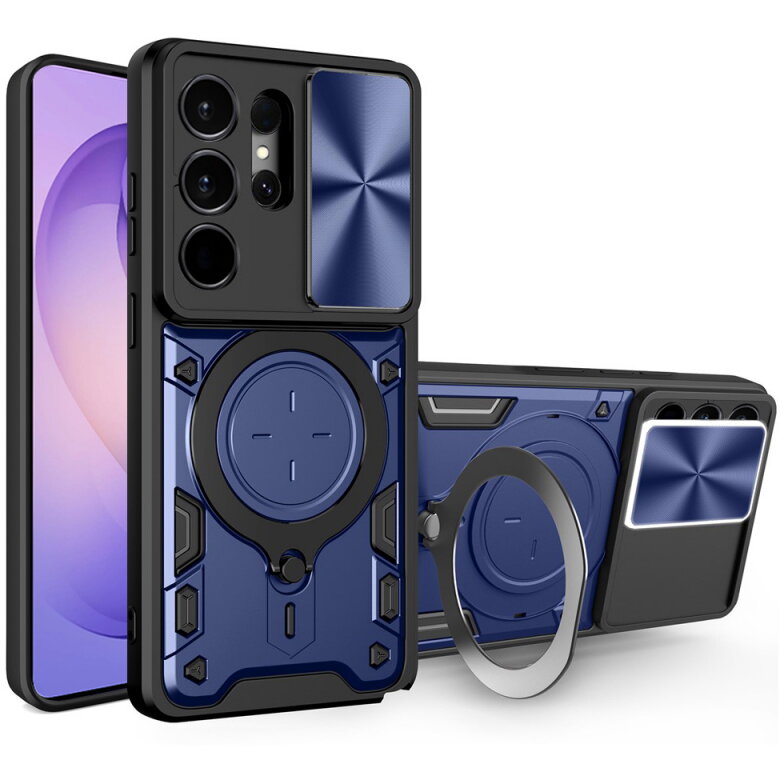 Husa Techsuit pentru Samsung Galaxy S26 Ultra Albastră