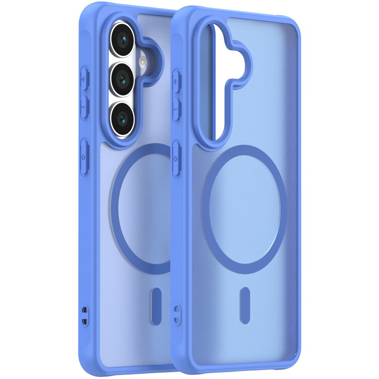 Husa Techsuit MagSafe HaloFrost II pentru Samsung Galaxy S26 Albastră