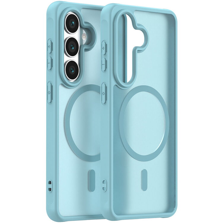 Husa Techsuit MagSafe HaloFrost II pentru Samsung Galaxy S26 Verde Deschis