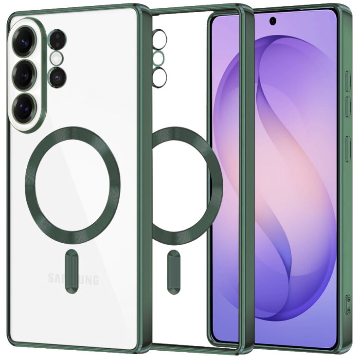 Husa Techsuit pentru Samsung Galaxy S26 Ultra Verde Închis