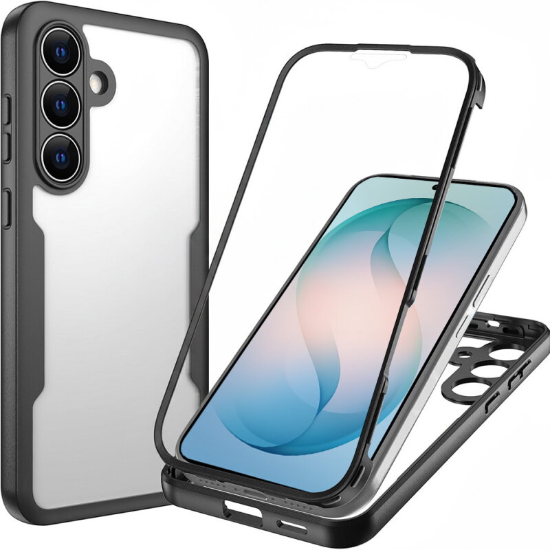 Husa Techsuit pentru Samsung Galaxy S26 Plus Neagră