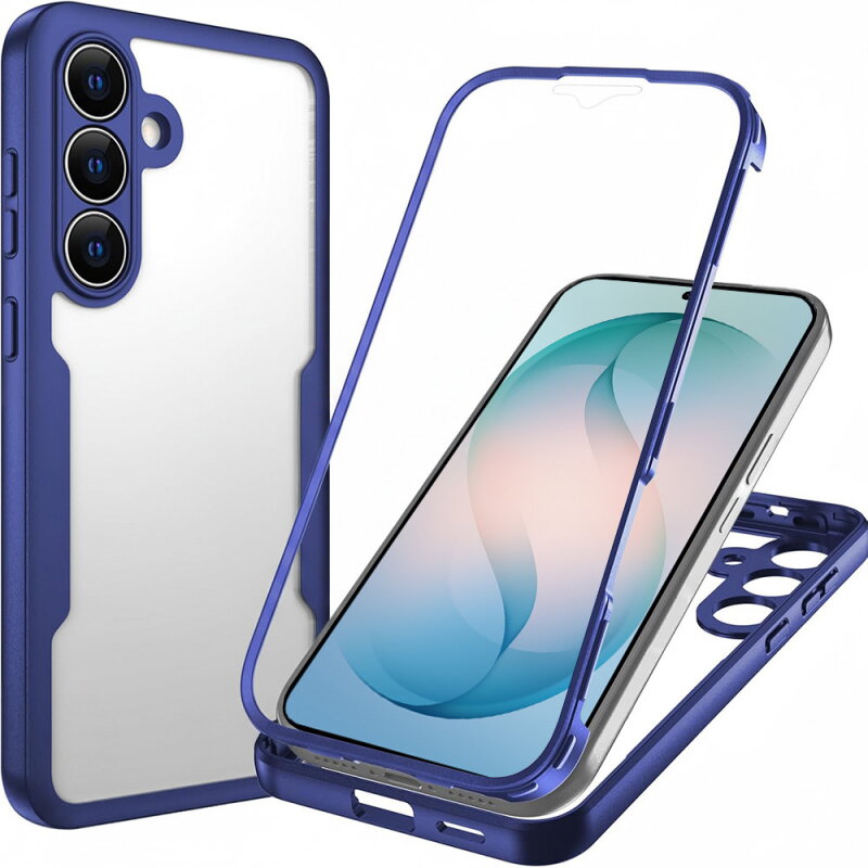 Husa Techsuit pentru Samsung Galaxy S26 Plus Albastră