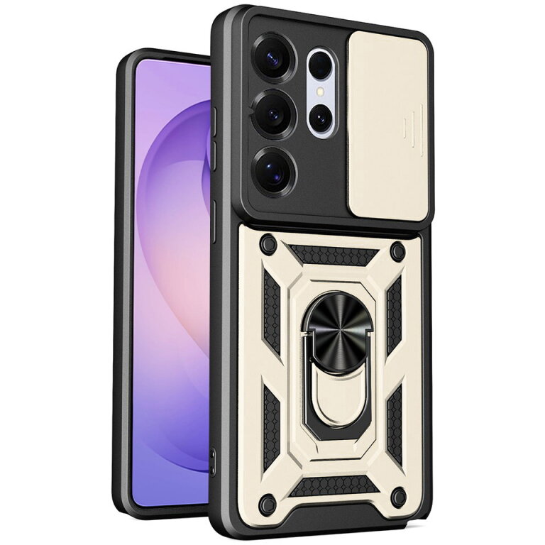 Husa Techsuit pentru Samsung Galaxy S26 Ultra Aurie
