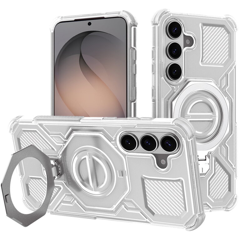 Husa Techsuit pentru Samsung Galaxy S26 Albă