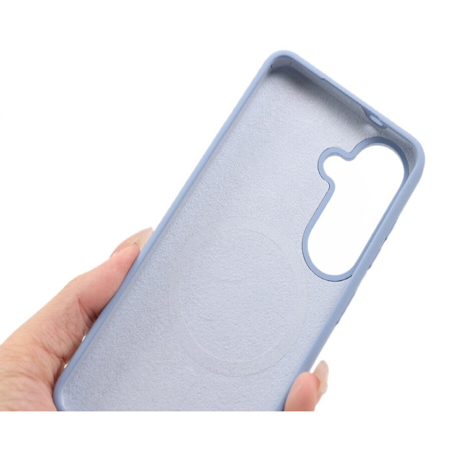 Husa Devia Silicon Nature Series Magnetic pentru Samsung Galaxy S26 Albastru — imaginea 4