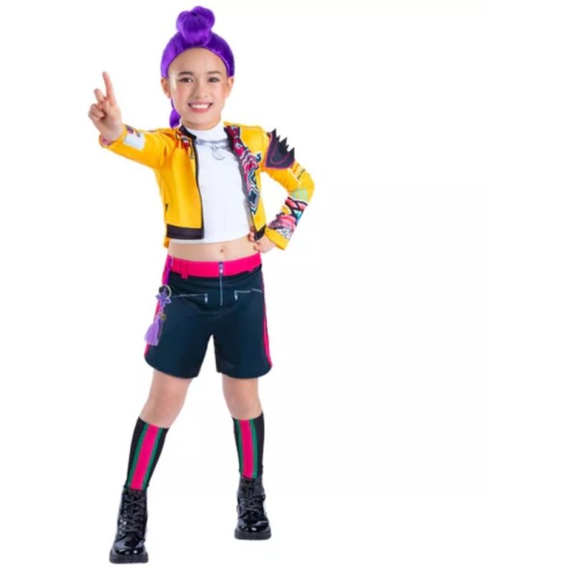 Costum De Carnaval K-Pop Demon Hunters  Rumi Multicolor