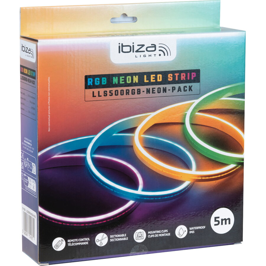 Banda Neonflex 5M IP65 RGB Ibiza Light LLS500RGB-NEO - imagine 2