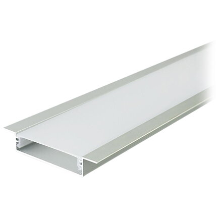 Profil Aluminiu pentru Banda LED 2m 40mm x 10mm Argintiu