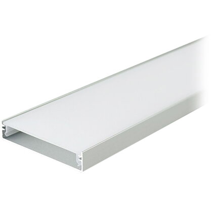 Profil Aluminiu pentru Banda LED 2m 50mm x 10mm Argintiu