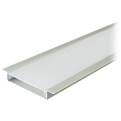 Profil Aluminiu pentru Banda LED 2m 50mm x 10mm Argintiu