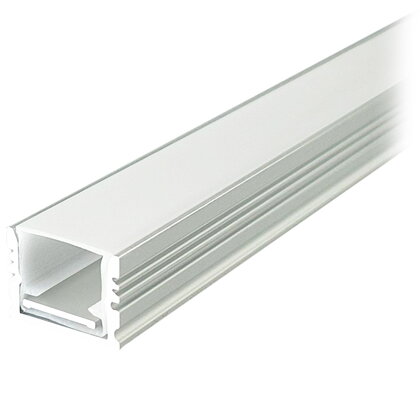 Profil Aluminiu pentru Banda LED 2m 17mm x 14mm Argintiu