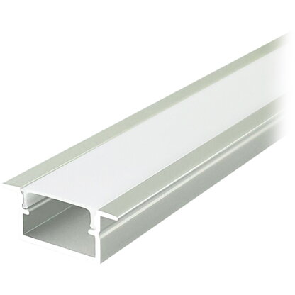 Profil Aluminiu pentru Banda LED 2m 17mm x 10mm Argintiu