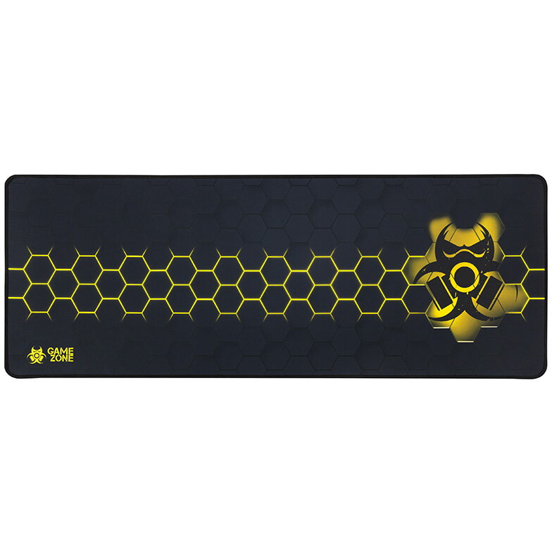 Mousepad Gaming GameZone Hexy2 800x300x4MM Negru/Galben