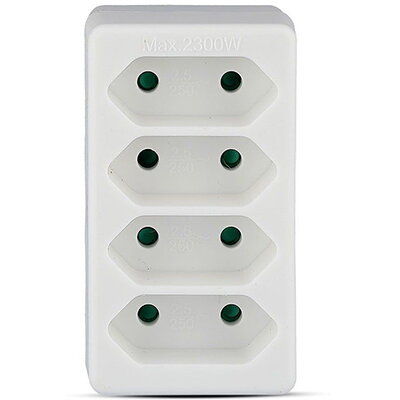 Adaptor 4 Prize 4x2.5A Max 2300W Alb