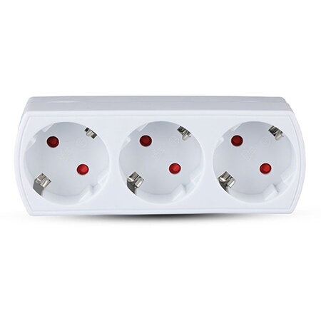 Adaptor 3 Prize 3x16A Max 3680W Alb