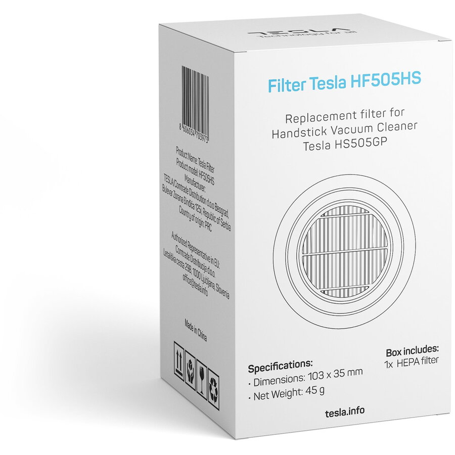 Filtru Hepa Tesla HF505HS,compatibil aspirator vertical Tesla HS505GP - imagine 2