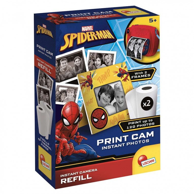 Set 2 Role Rezerva Pentru Camera Foto Instant Spiderman Alb