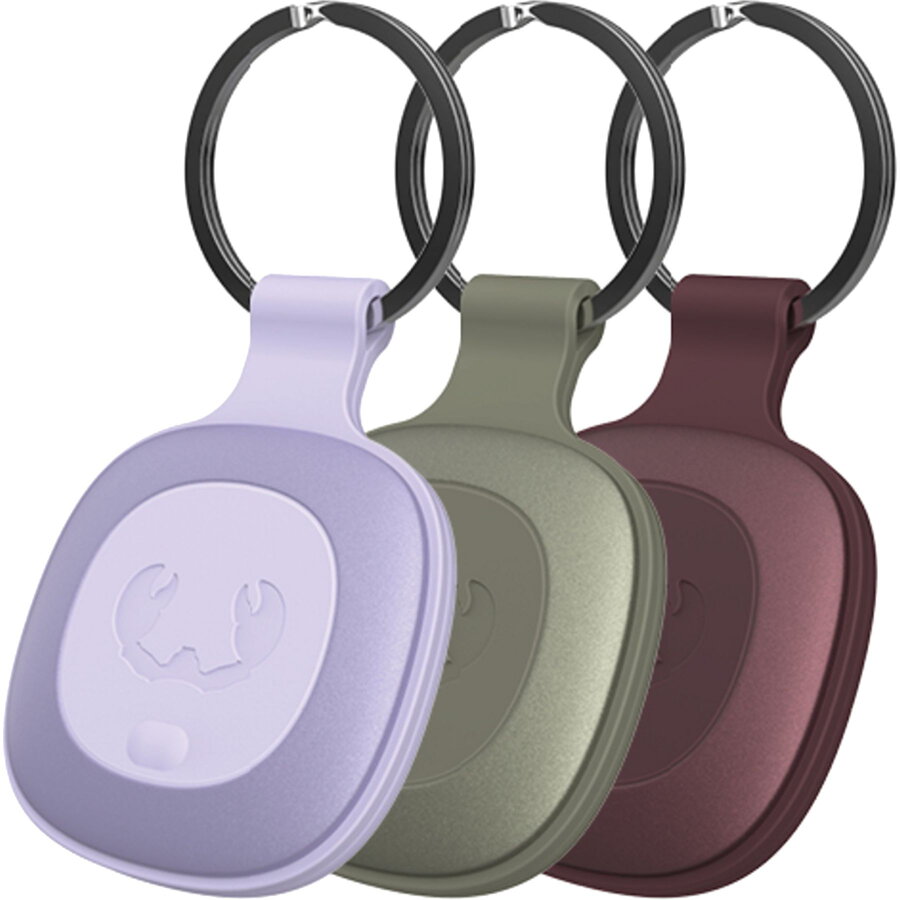 Dispozitiv Tracker Anti-pierdere Smart Finder Tag Set 3 Bucati Lila/Verde/Bordo