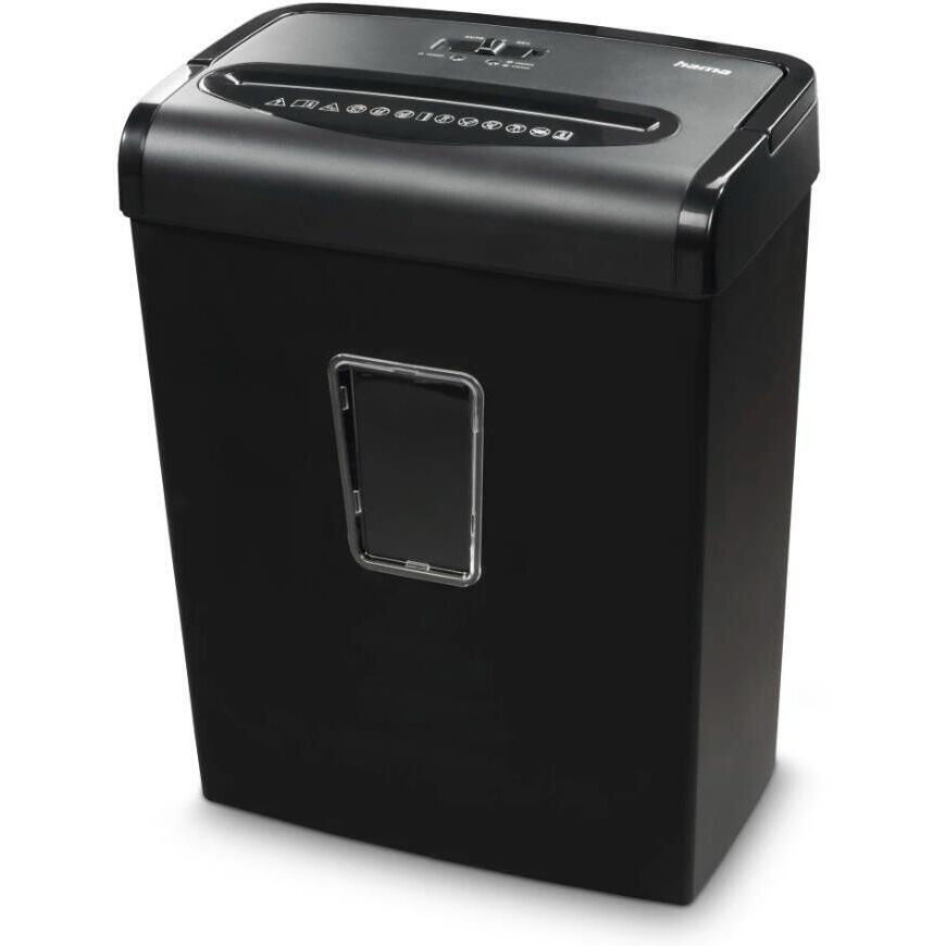 Distrugator de Documente Premium M8+ Nivel Securitate P5 T5 E4 Volum Cos 20L Negru