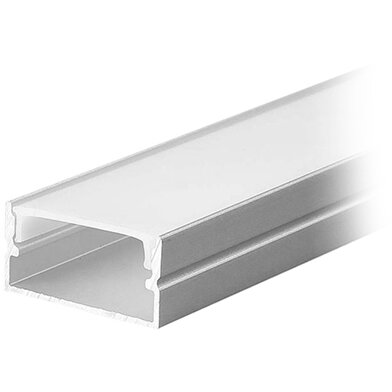 Profil Aluminiu pentru Banda LED 2m 20mm x 10mm Gri