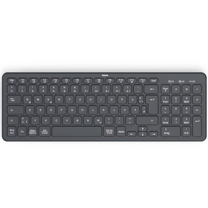 Tastatura Wireless WK-300 Bluetooth Layout RO Qwerty Negru