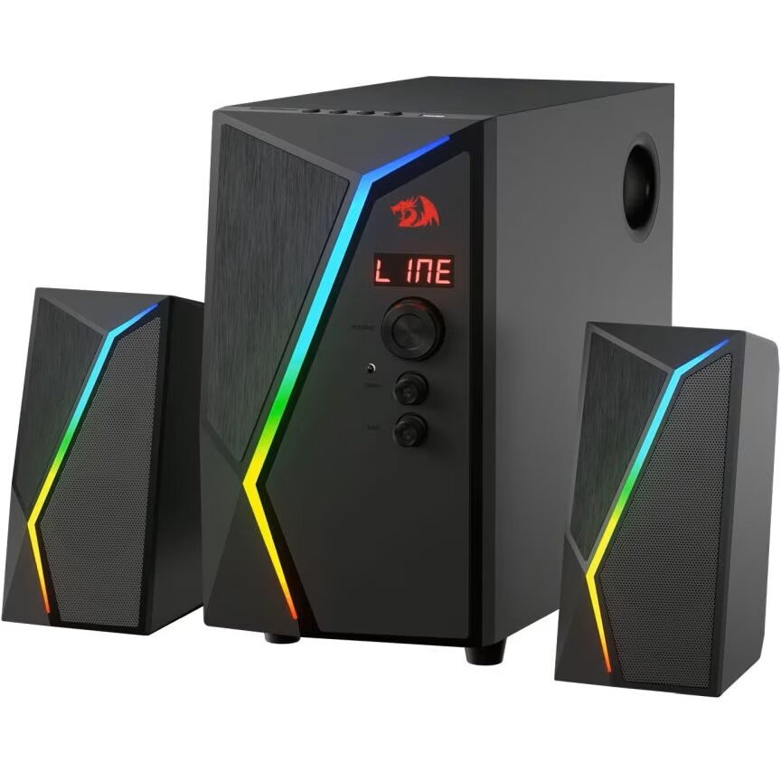 Boxe Bluetooth GS520-PRO Anvil Pro 2.1 Iluminare RGB Negru