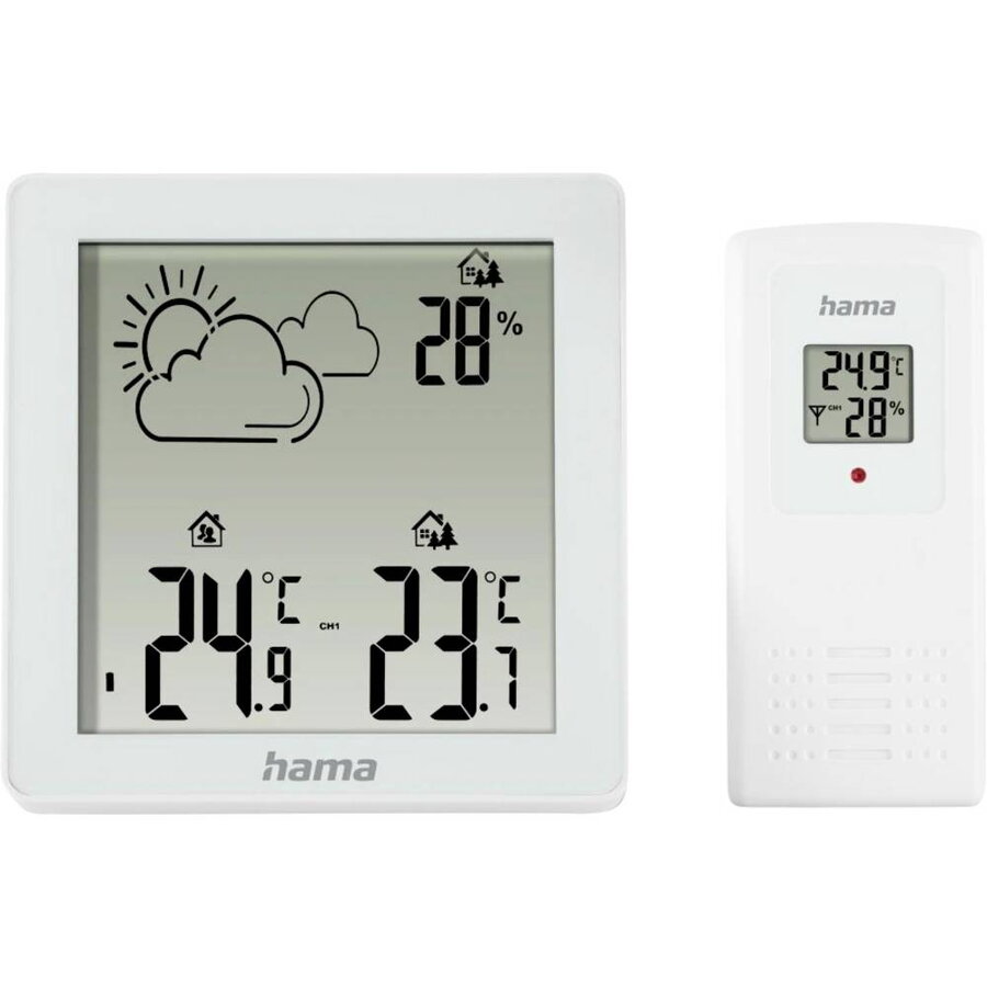 Statie Meteo Zakynthos cu Senzor Exterior Alb