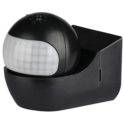 Senzor de Miscare Unghi Reglabil Max 800W IP44 Negru