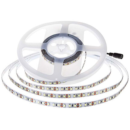 Banda LED SMD 2835 24V 168LED/m 3000K IP20 5m Alb Cald