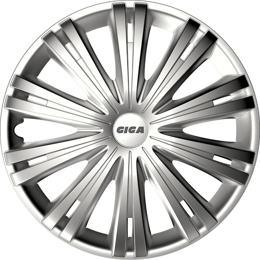 Set 4 Capace Roti GIGA RB529115 pentru Jante R15 Argintiu