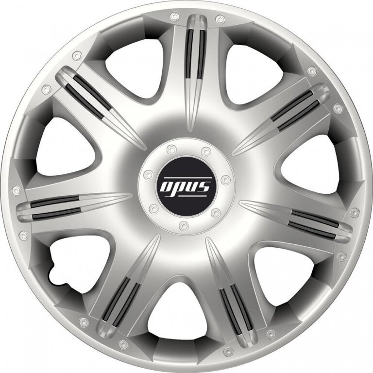 Set 4 Capace Roti OPUS RB530115 pentru Jante R15 Argintiu