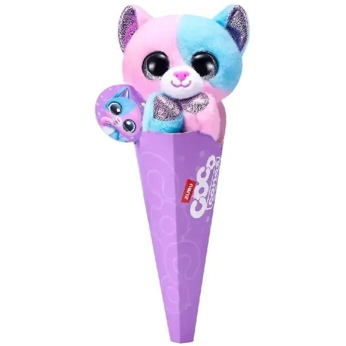 Jucarie de Plus 193052051561 Coco cu Surpriza Original Mitzy 9601E Roz