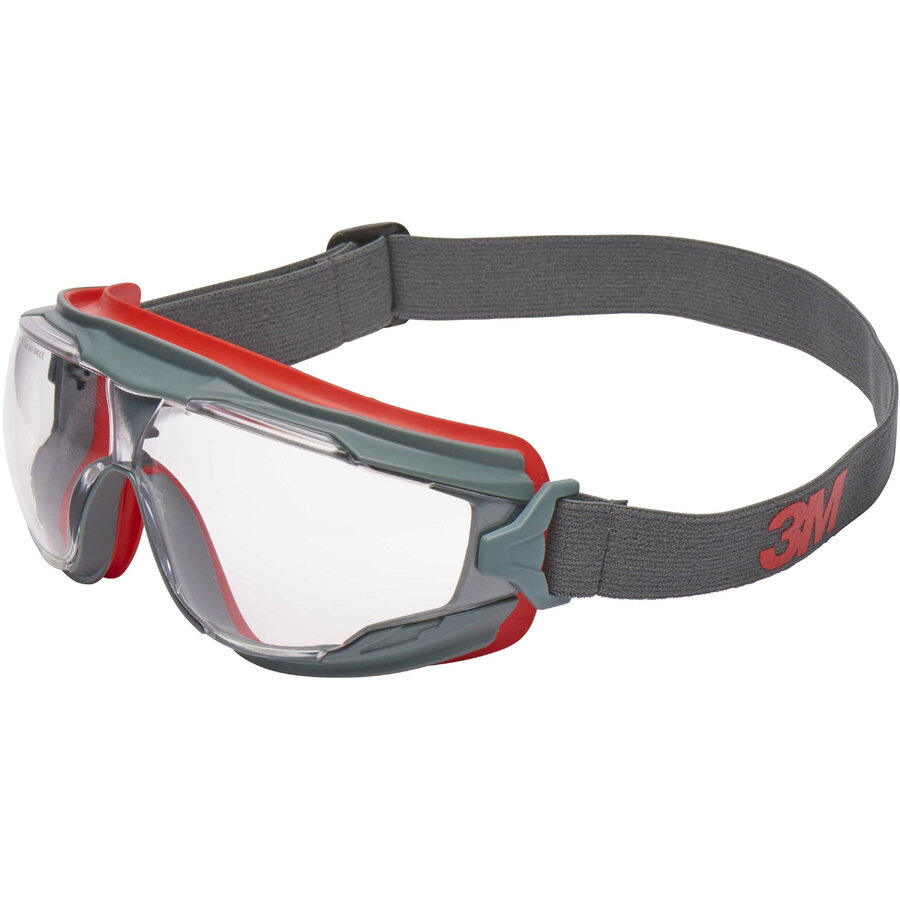 Ochelari de Protectie Goggle Gear 500 Banda Elastica Reglabila Gri/Rosu